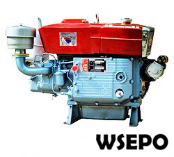 ZS1110 18hp Water Cooled 4-stroke Diesel Engine with Estart - Click Image to Close